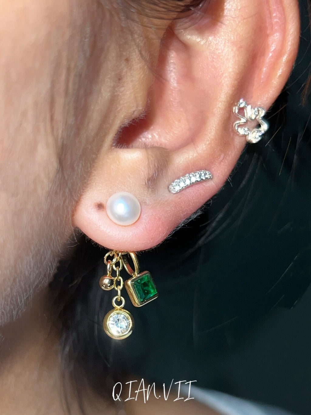 Titanium Steel Stud Earrings,Lumivault.