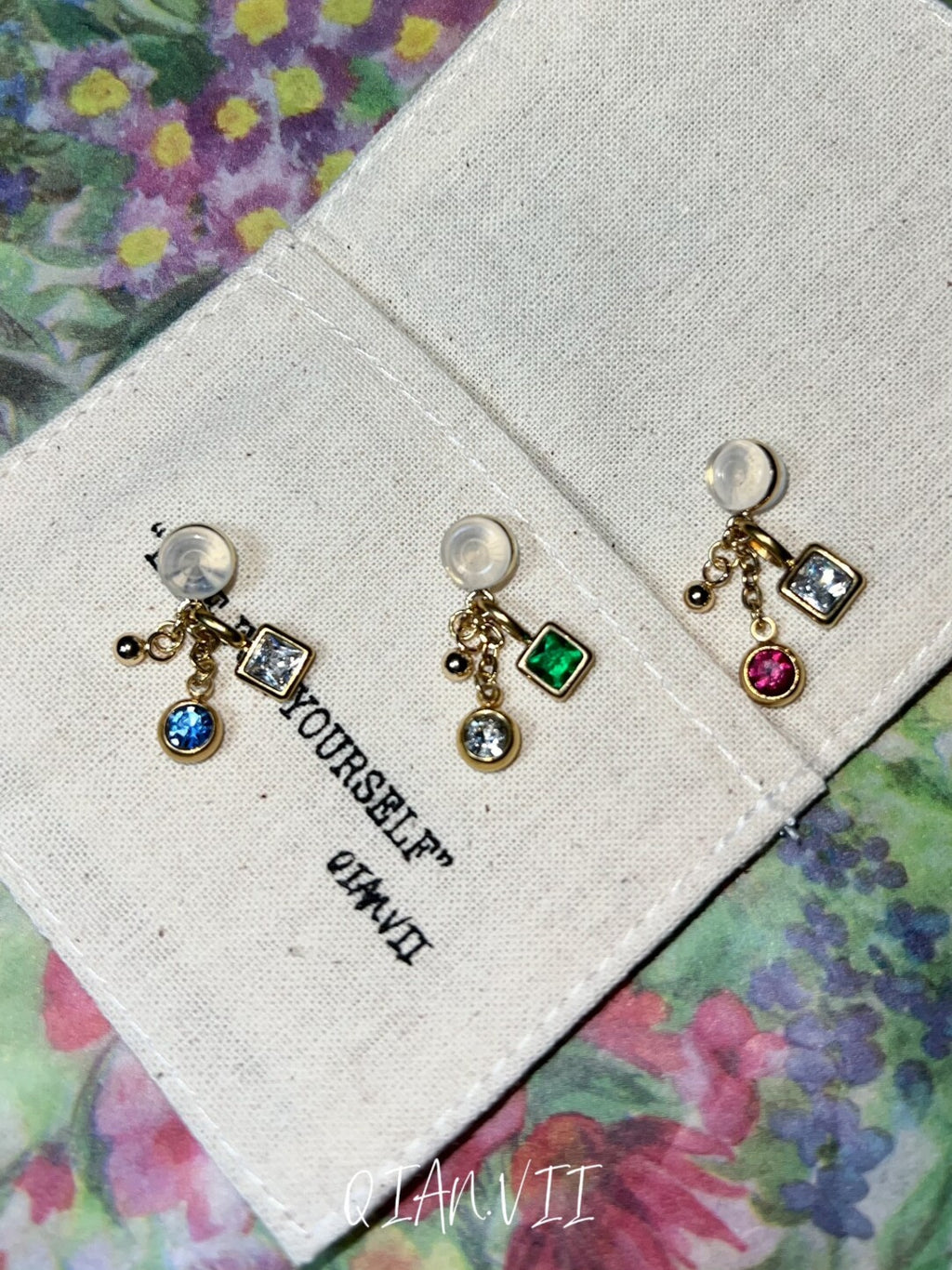 Titanium Steel Stud Earrings,Lumivault.