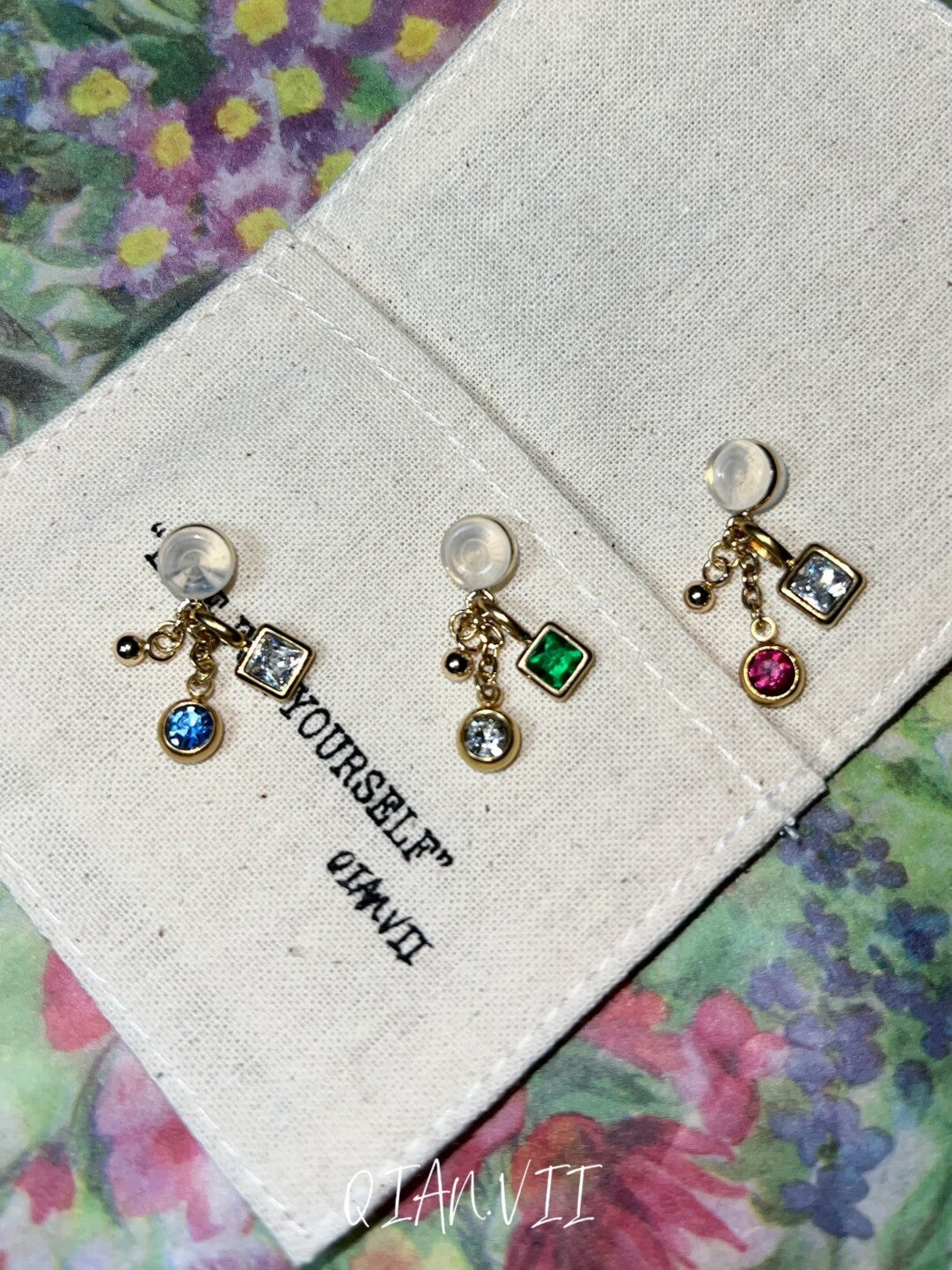 Titanium Steel Stud Earrings,Lumivault.