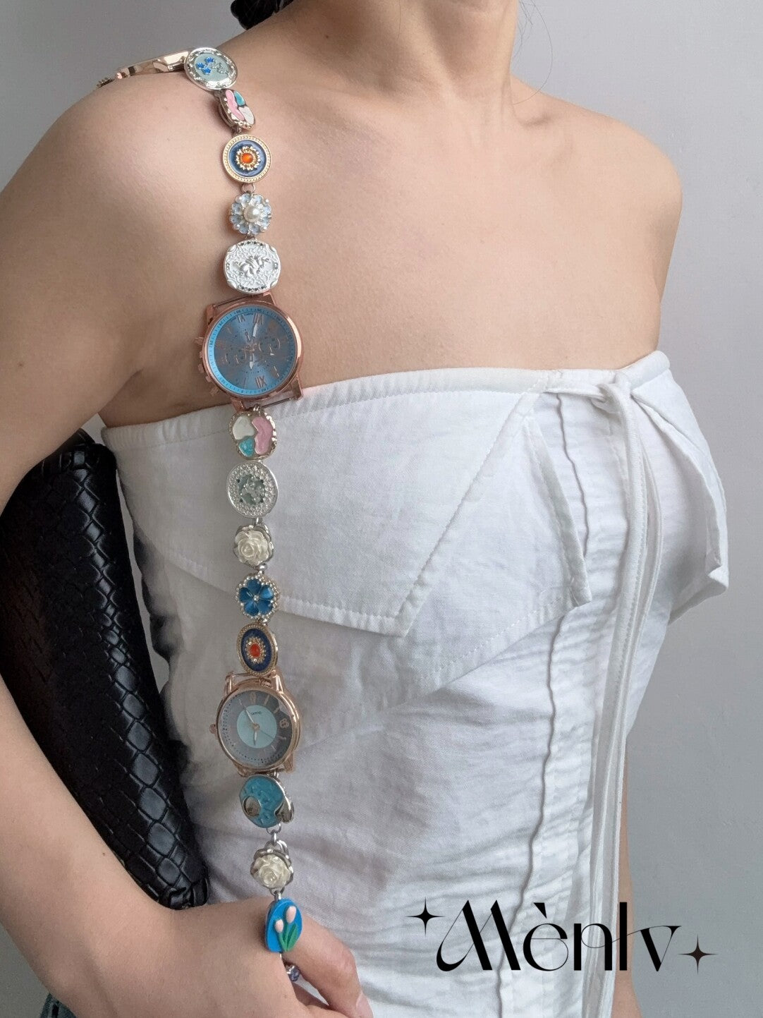 Blue Watch Waist Chain