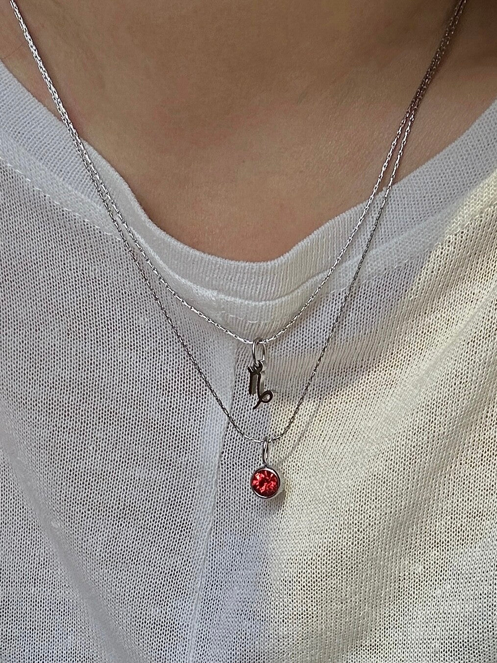 Twelve Constellation Secret Words Necklace,Lumivault.