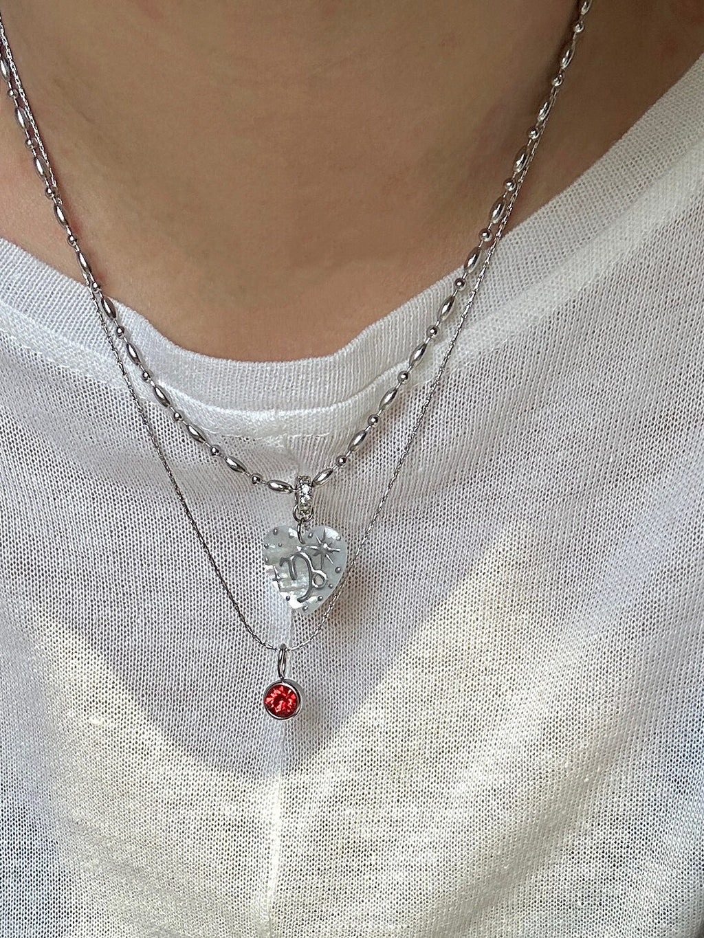 Twelve Constellation Secret Words Necklace,Lumivault.
