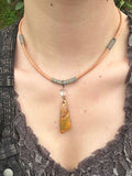 Handmade Natural Stone Crystal Necklace,Lumivault.
