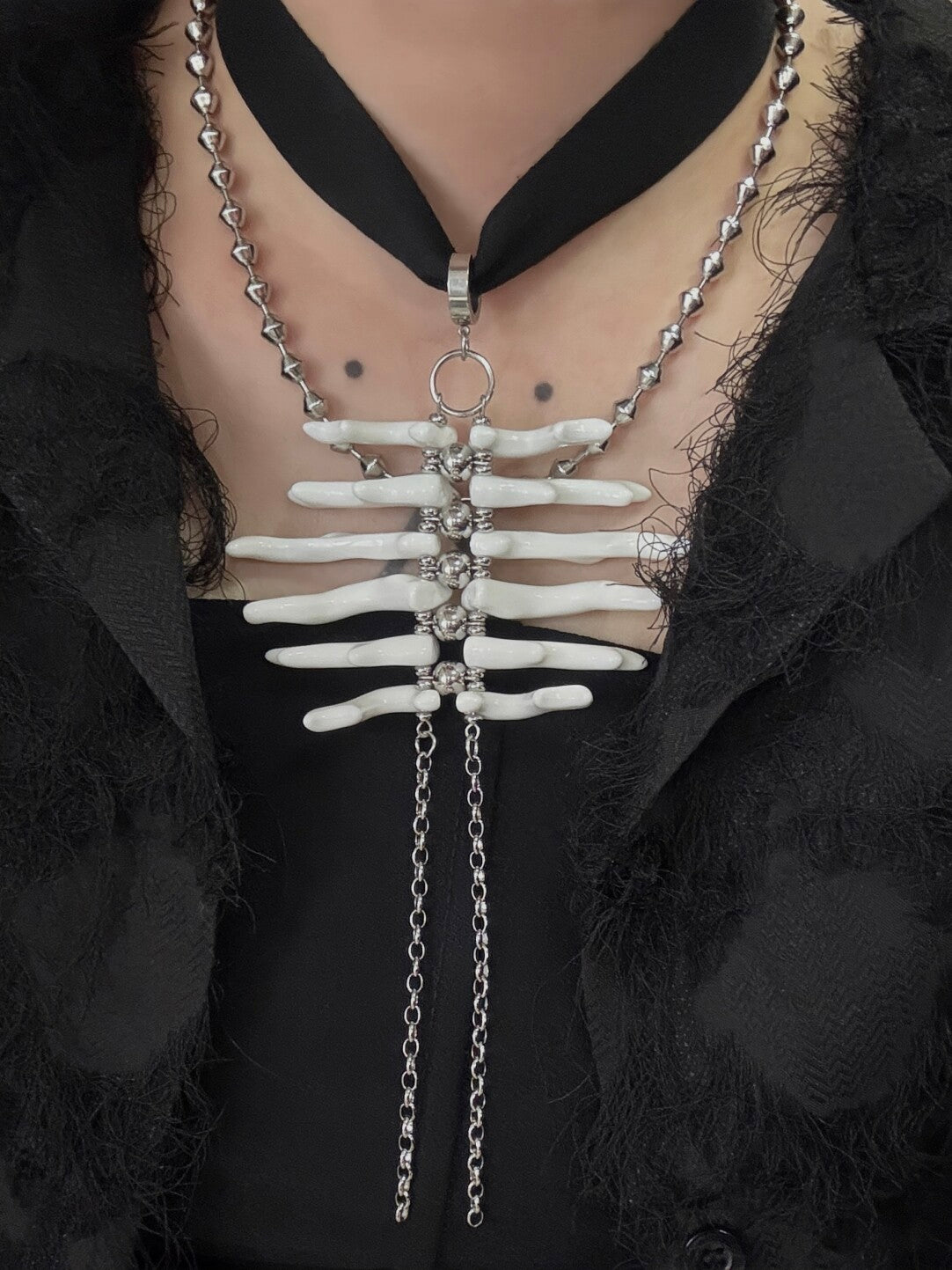 Spine Link Necklace & Waist Chain,Lumivault.