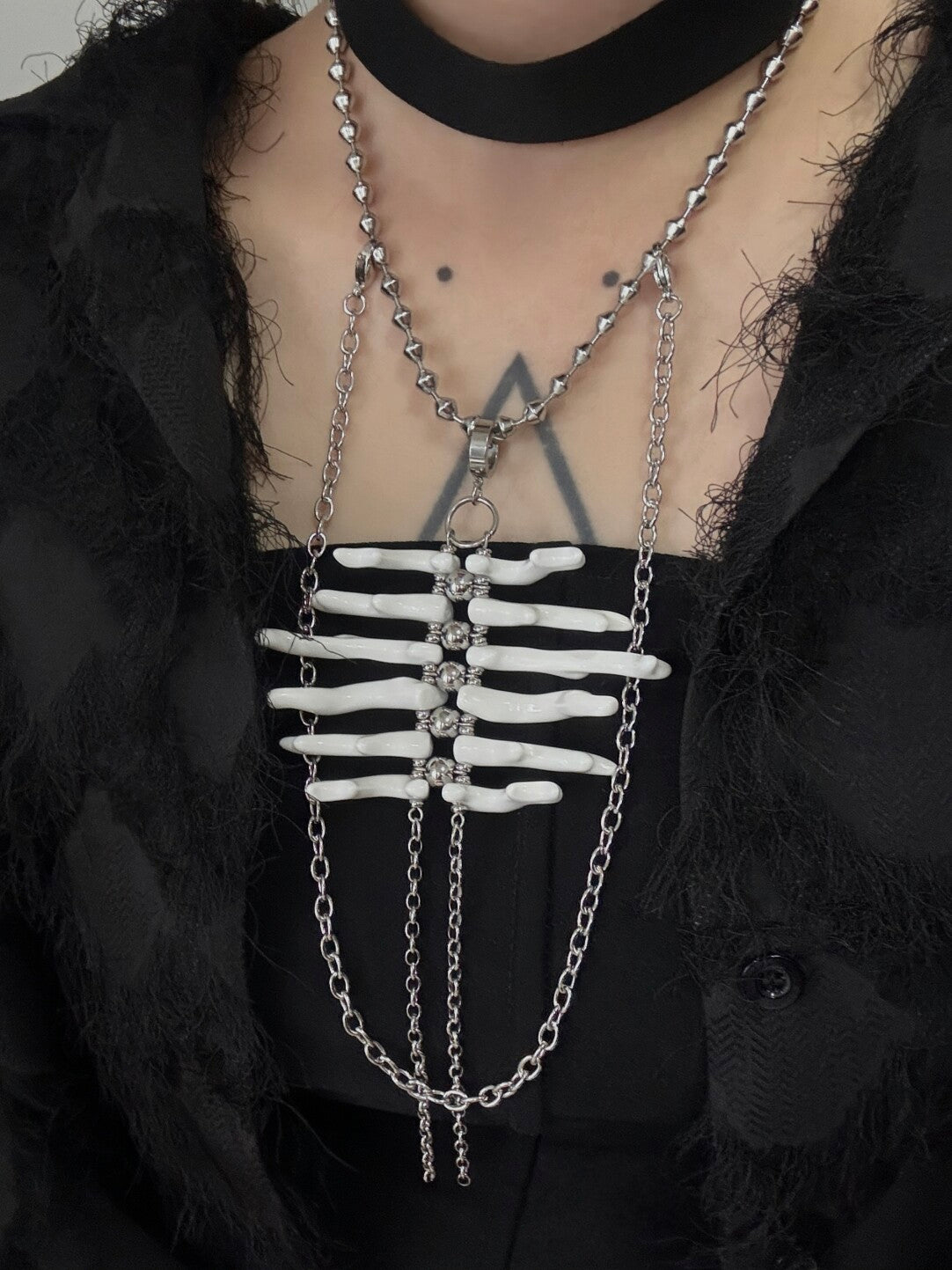 Spine Link Necklace & Waist Chain,Lumivault.