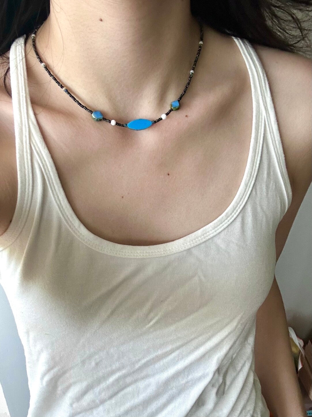 Summer Blue Necklace,Lumivault.