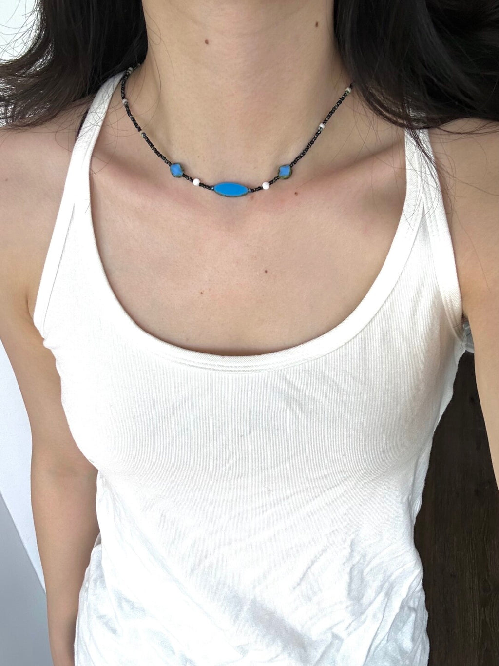 Summer Blue Necklace,Lumivault.