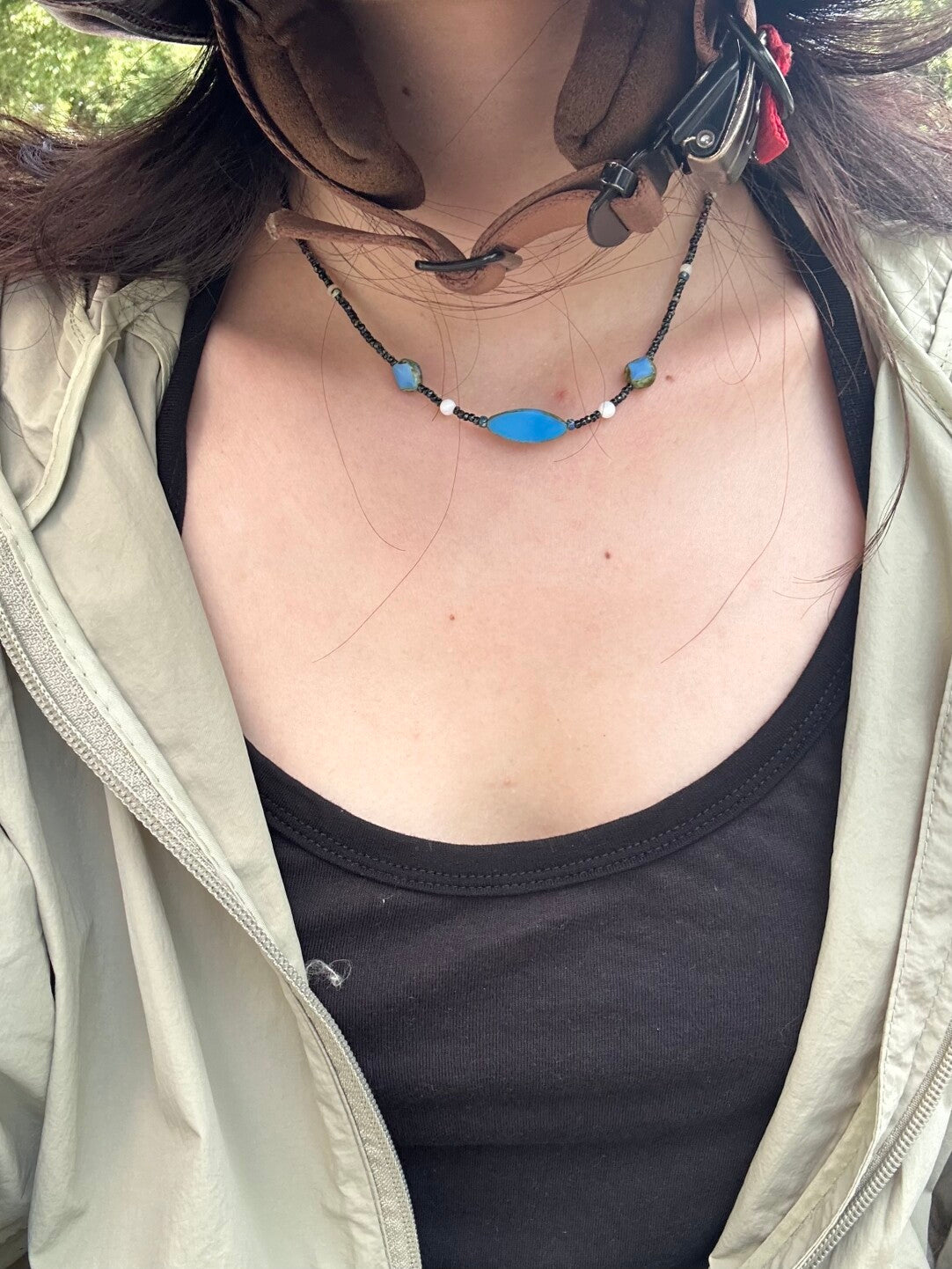 Summer Blue Necklace,Lumivault.