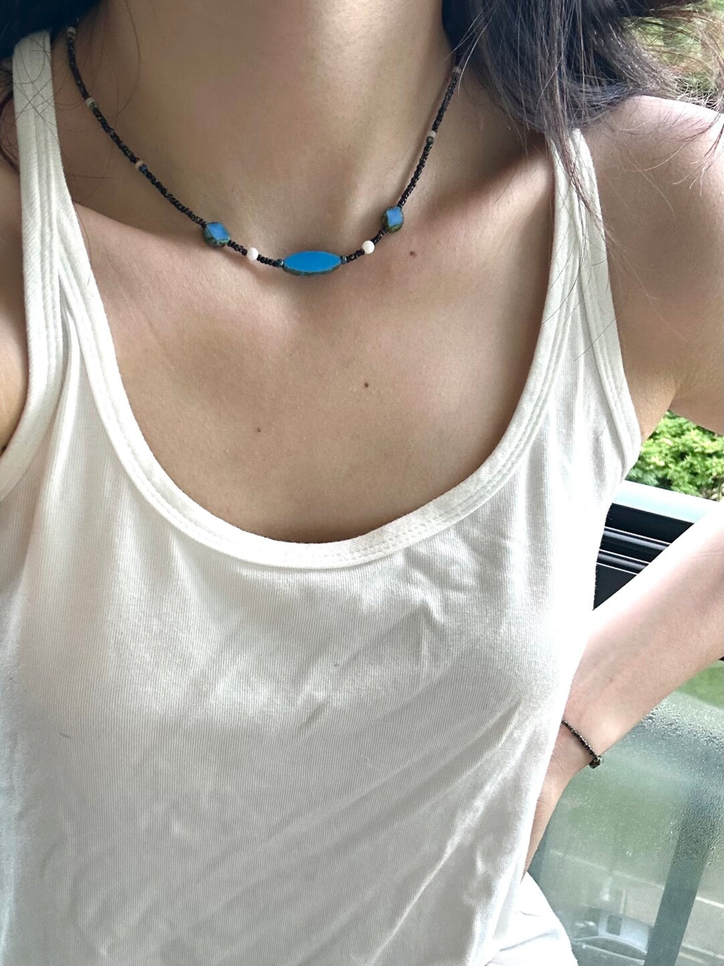 Summer Blue Necklace,Lumivault.
