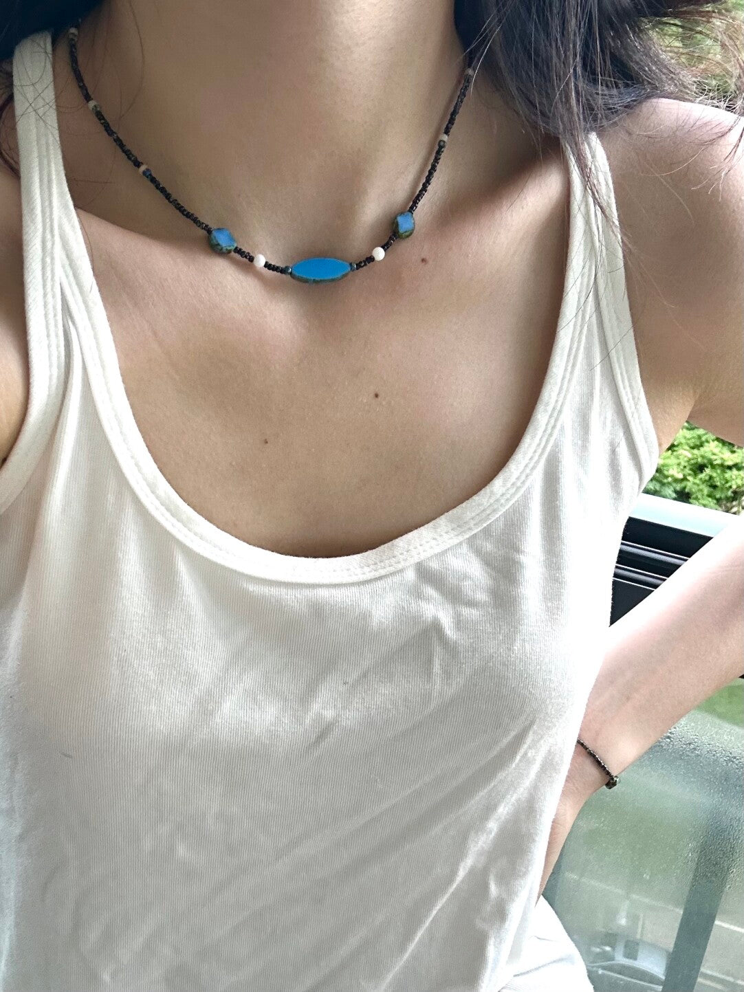 Summer Blue Necklace,Lumivault.