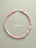Opal Soft Pink Necklace,Lumivault.