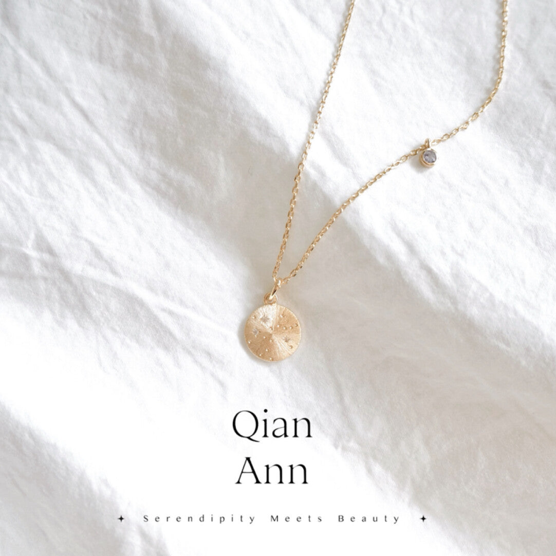 Birthstone Constellation Necklace,Lumivault.