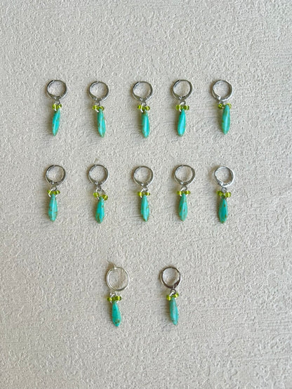 Firefly Green Earrings