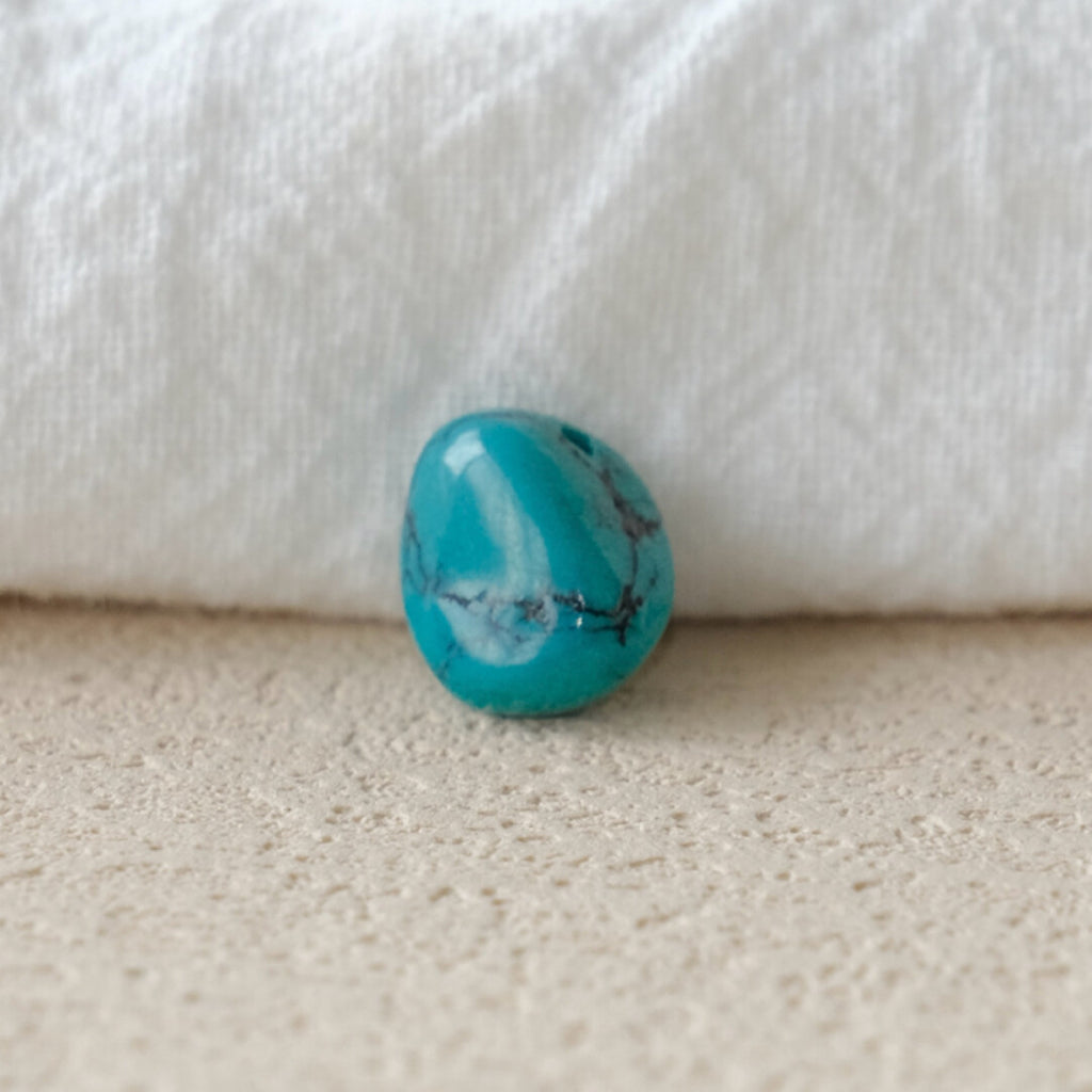 Handmade Turquoise Necklace,5 (about 8~ 9mm),Lumivault.