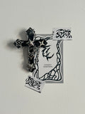 Gothic Cross Hair Clips,1,Lumivault.