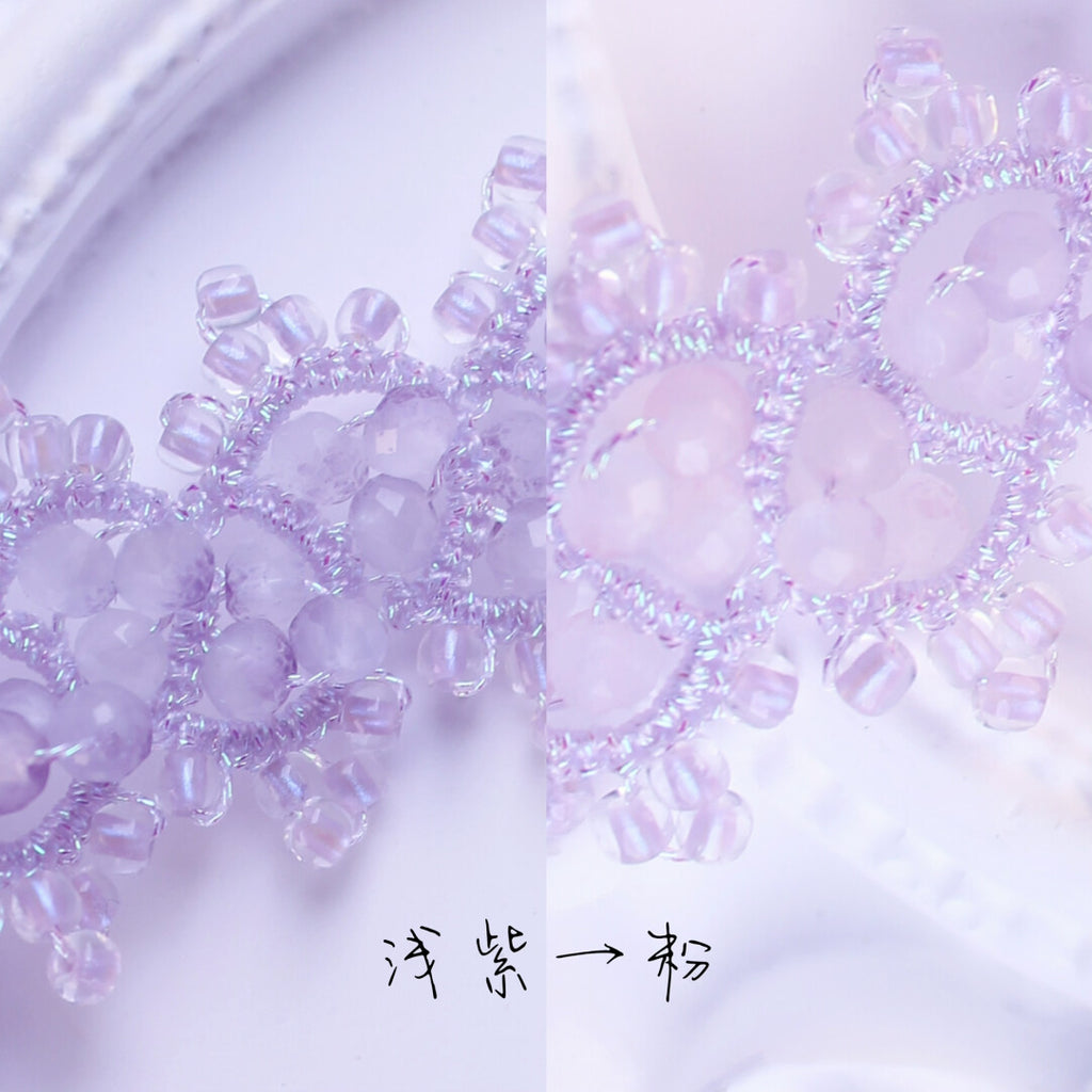Aeterna Bracelet,When slightly drunk | Light purple turns pink,Lumivault.