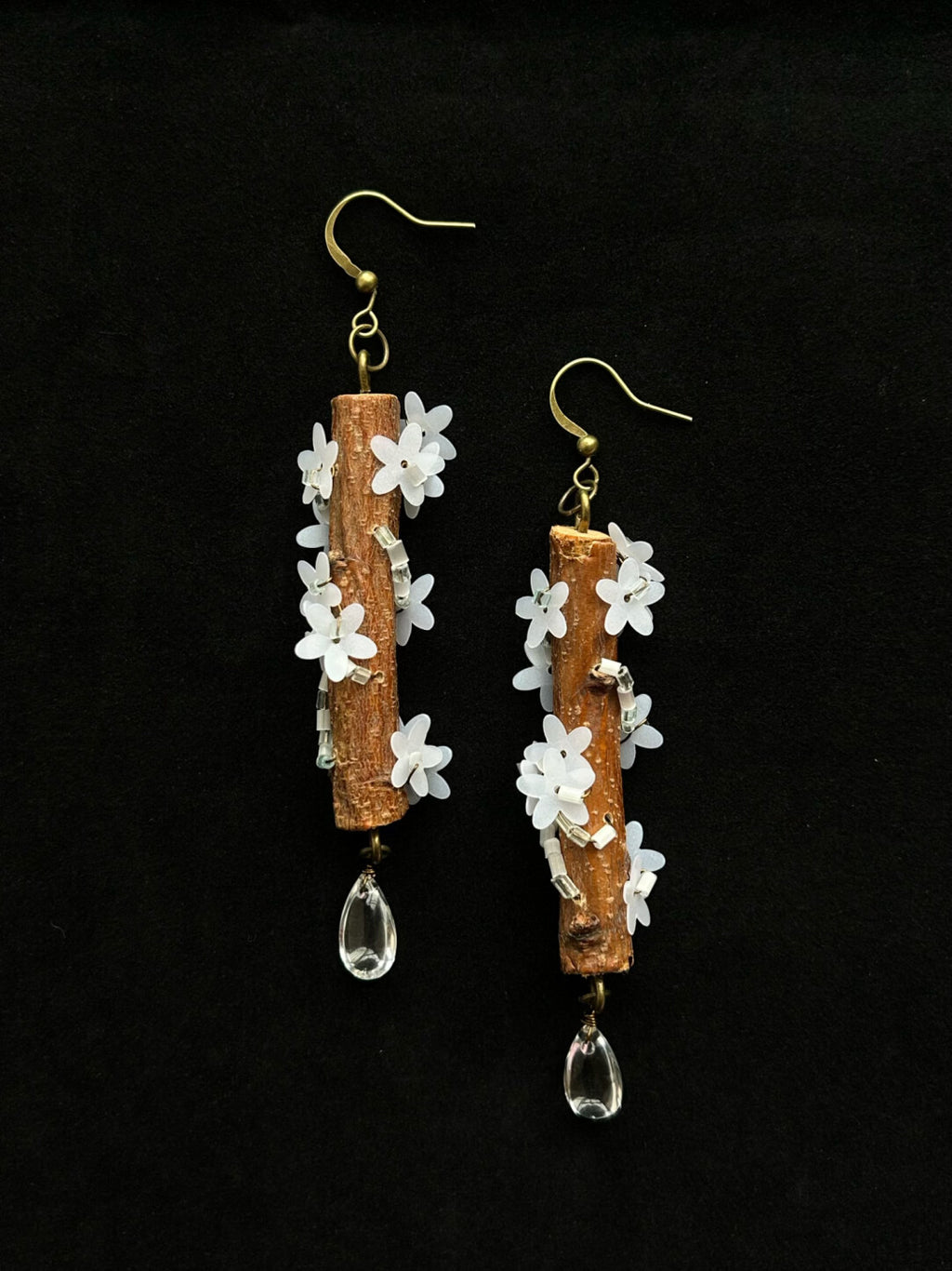 Mountain Garden Plum Blossom Earrings,Lumivault.