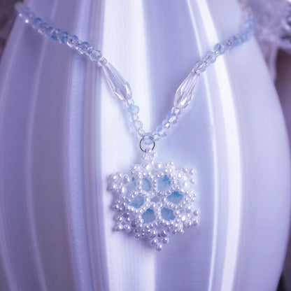 Daylight Snow Beaded Bracelet Necklace