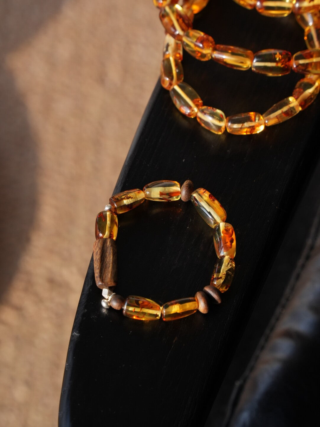 Maple Leaf Agarwood Silver Bracelet,Lumivault.