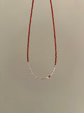 Thai Silver & Agate Beaded Necklace - Lumivault