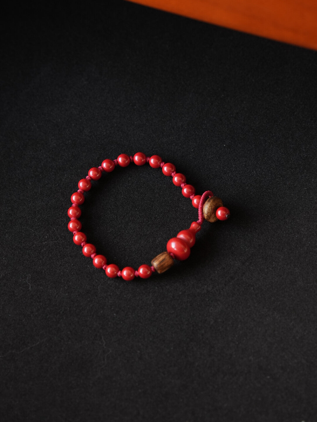 Winter Jubilee Agarwood Beaded Bracelet,Lumivault.