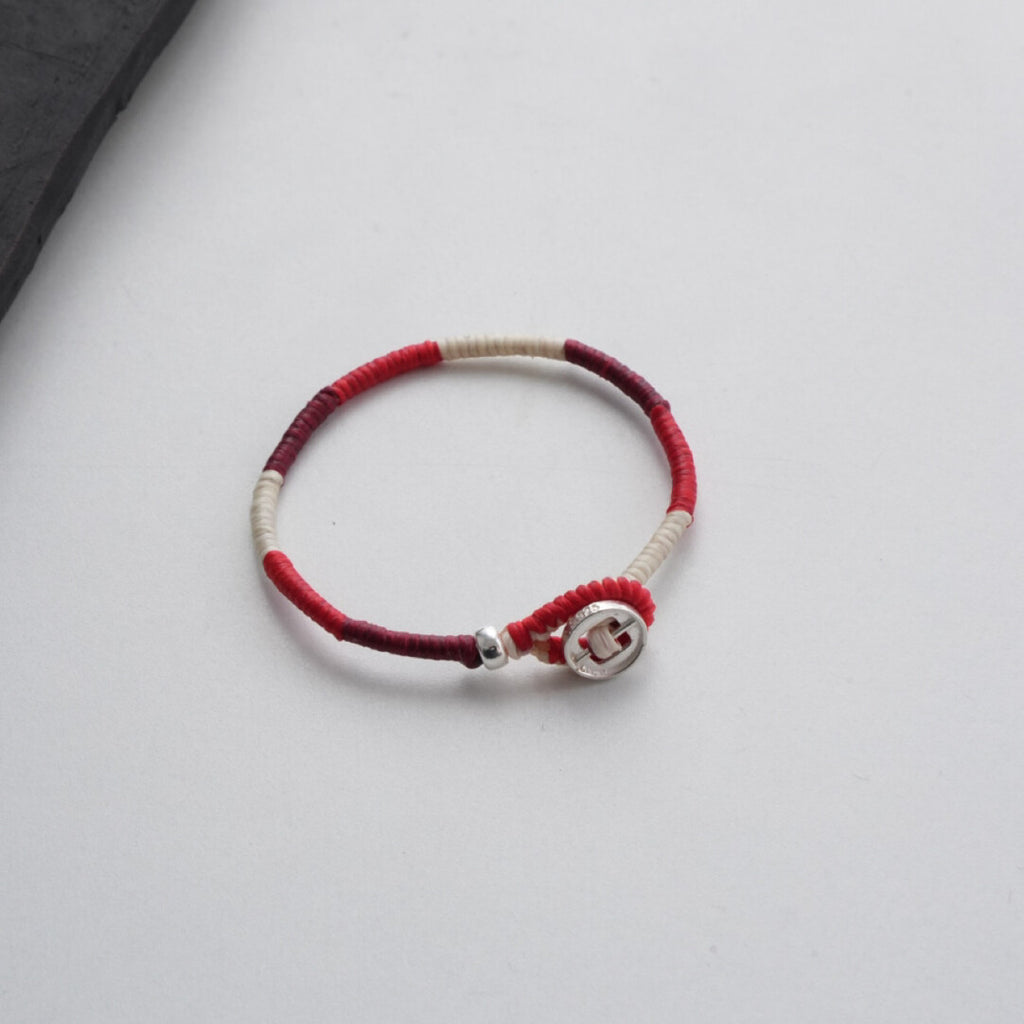 Original Silver Braided Rope Bracelet,15cm (total length about 17.5cm),Lumivault.