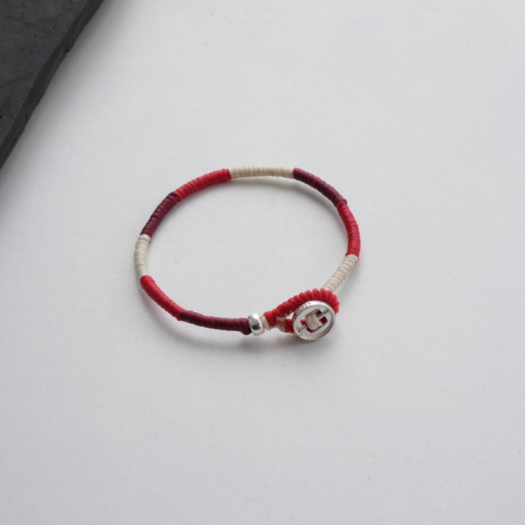 Original Silver Braided Rope Bracelet,16cm (total length about 18.5cm),Lumivault.