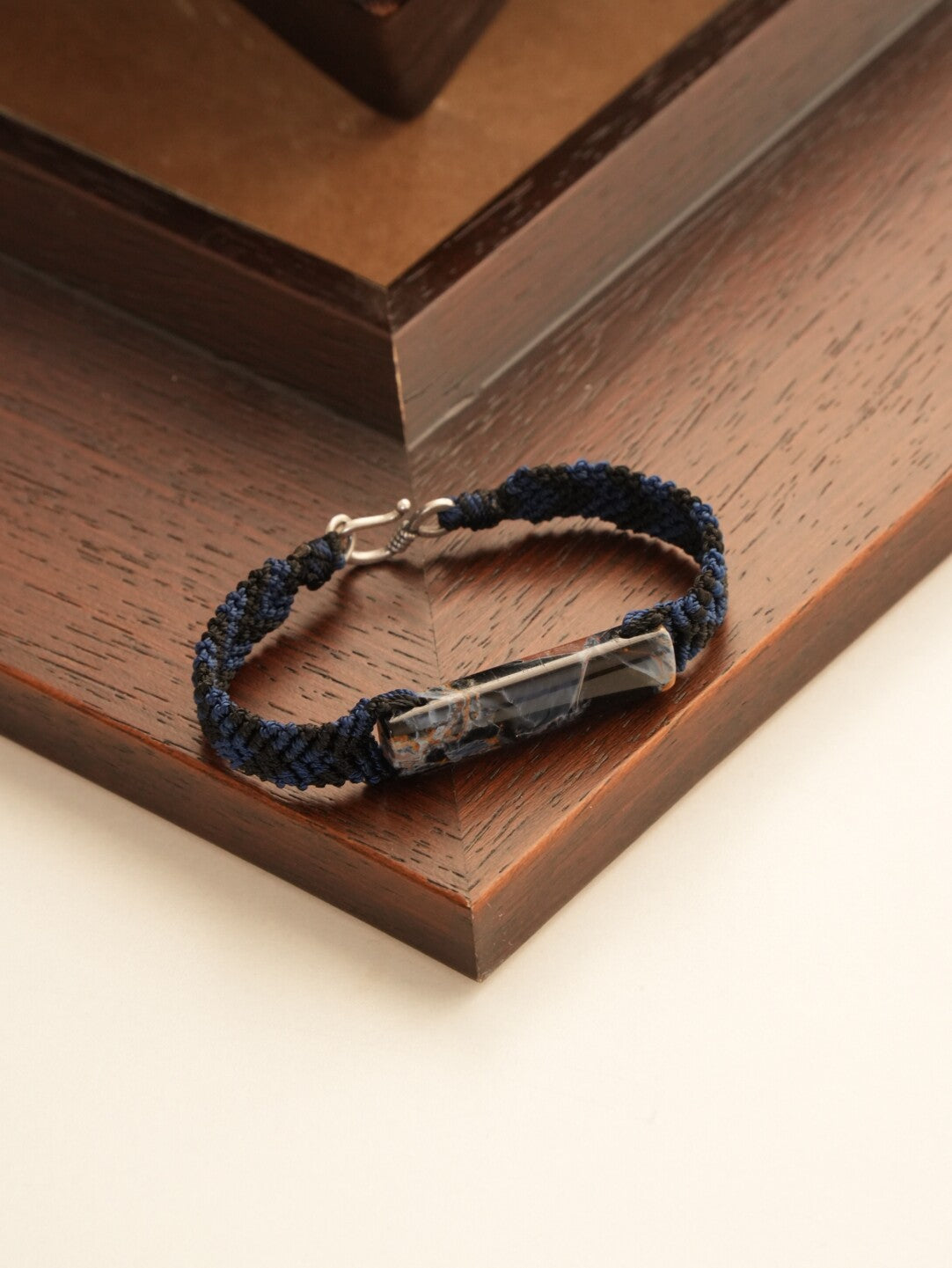 Shan Hai Jing Pietersite Braided Bracelet - Lumivault