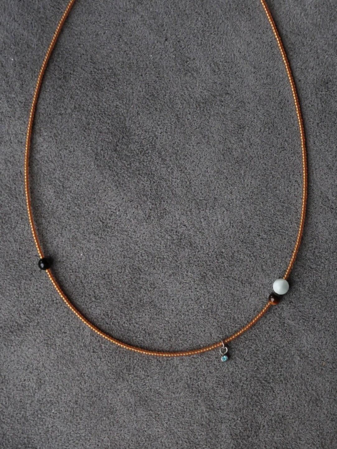 Retro Gold Mini Beaded Necklace - Lumivault