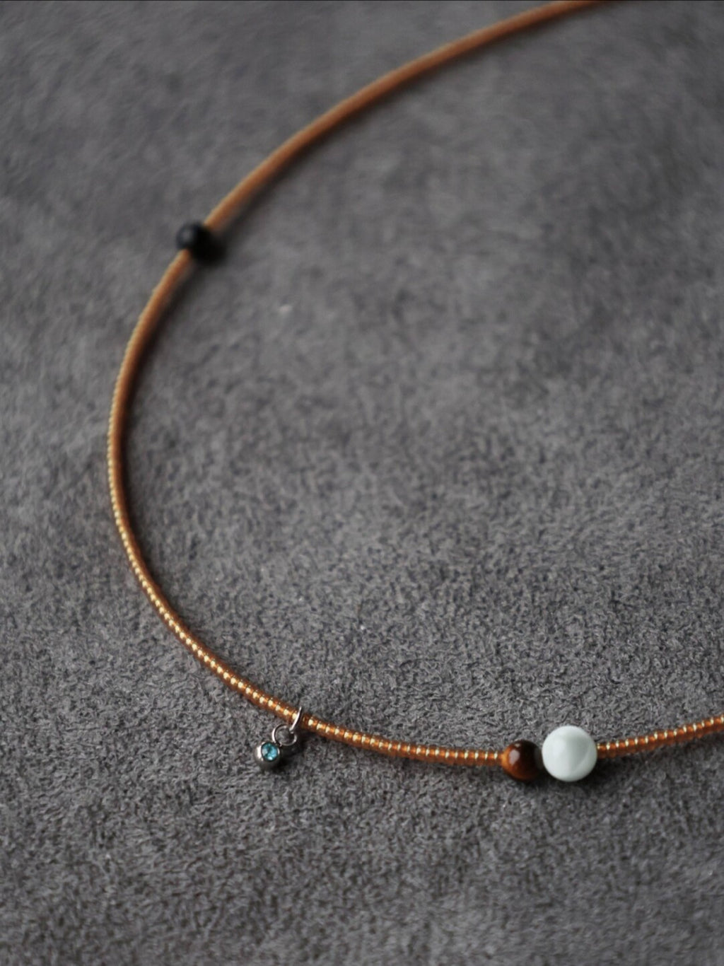 Retro Gold Mini Beaded Necklace - Lumivault