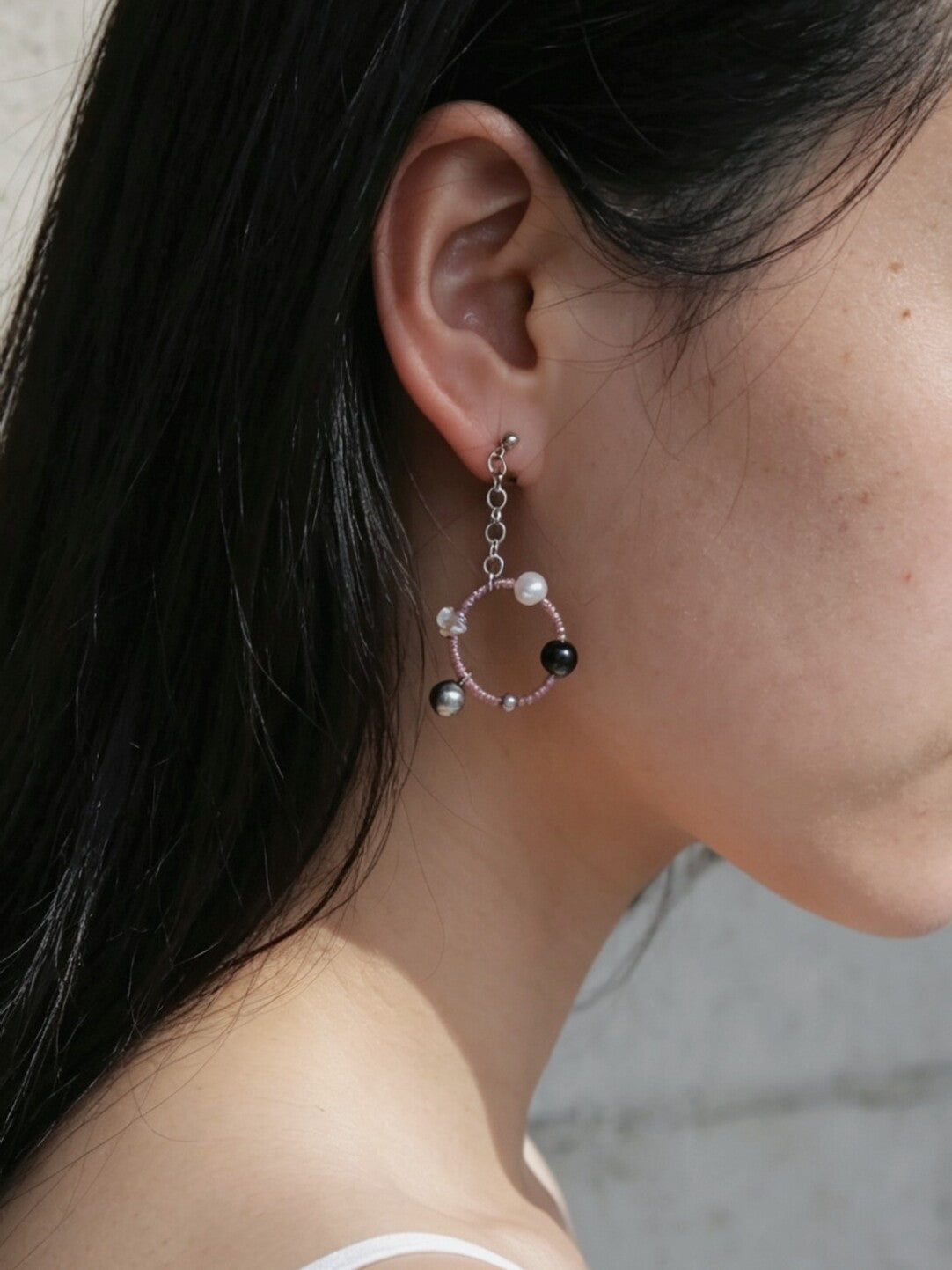 Summer Pink Sweet Cool Earrings Necklace - Lumivault