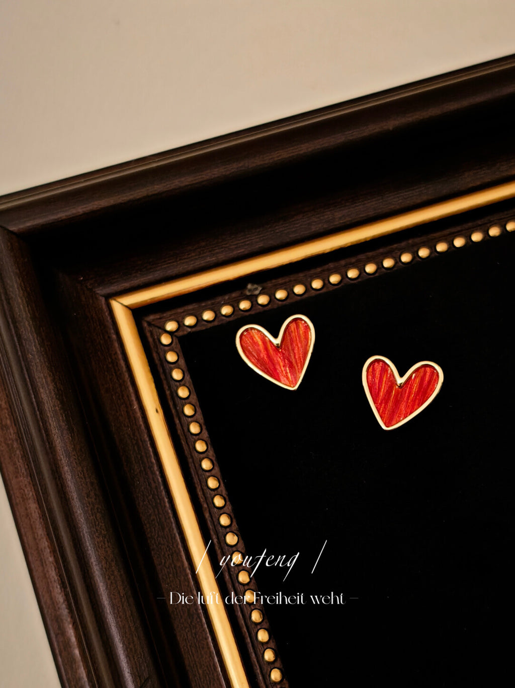 Handmade Love Stud Earrings,Lumivault.