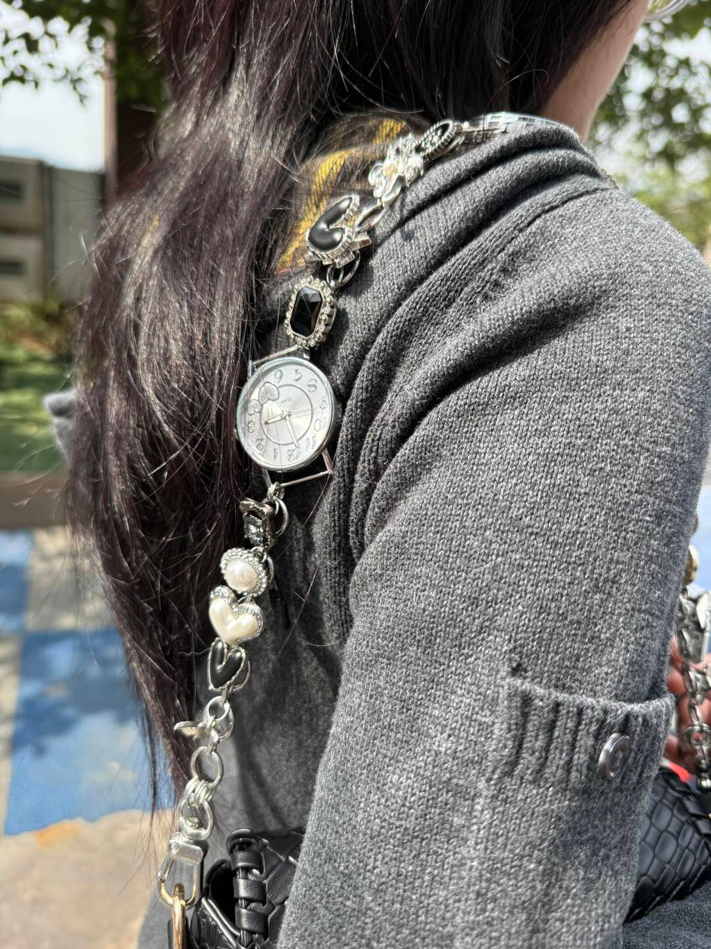 Y2K Watch Waist Chain,Lumivault.