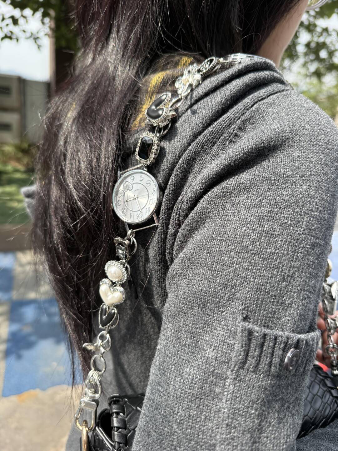 Y2K Watch Waist Chain,Lumivault.