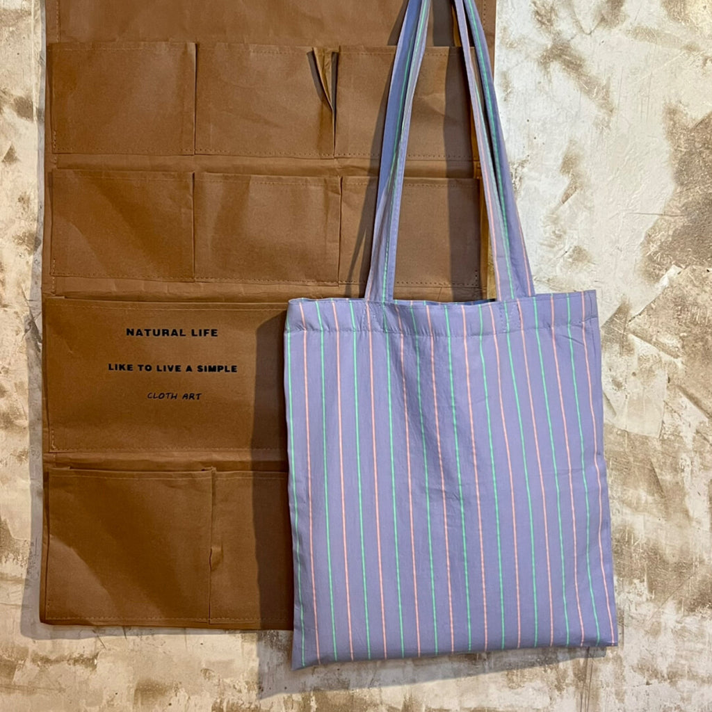 Fluorescent Stripes Canvas Shoulder Bag - Lumivault