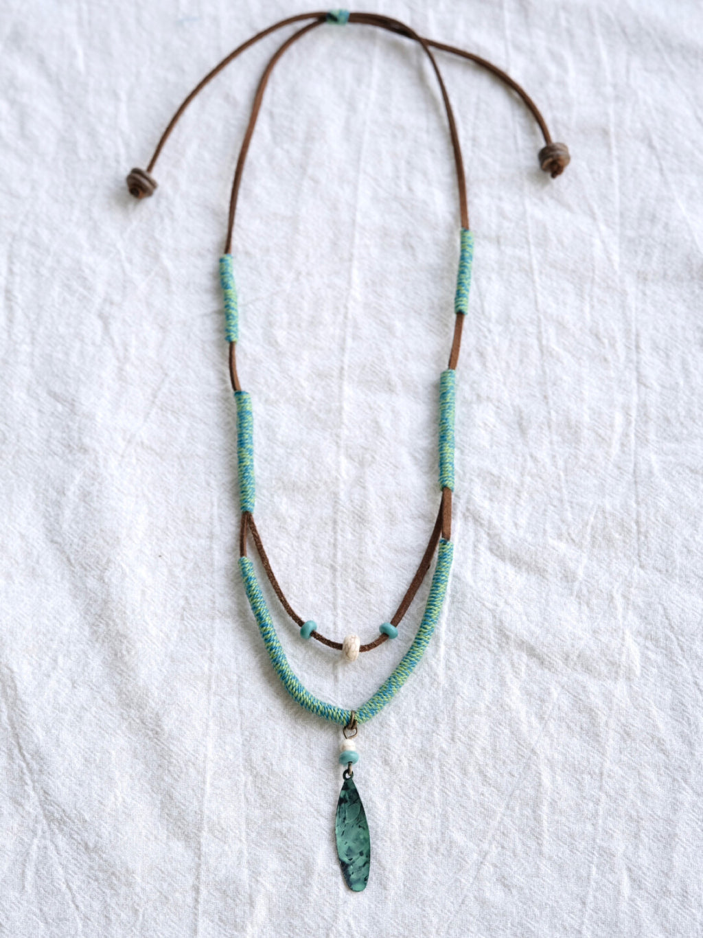 Double Layered Patina Necklace,Lumivault.