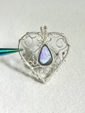 Winding Pendant Necklace,Love (Labradorite),Lumivault.