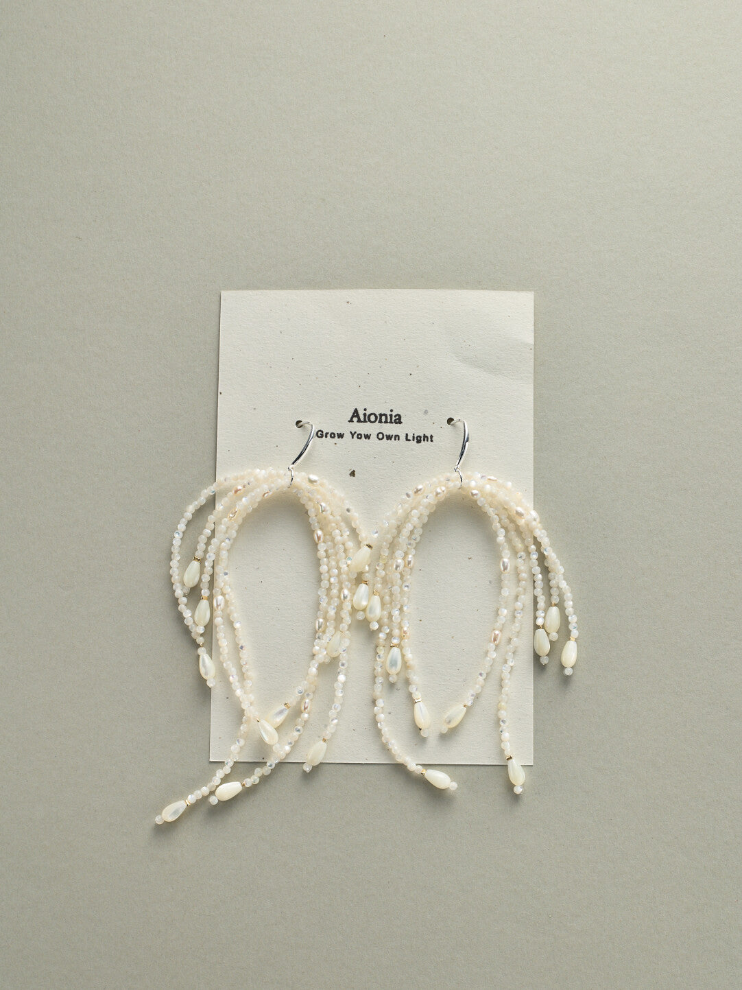 Splashing Water Tassel Earrings