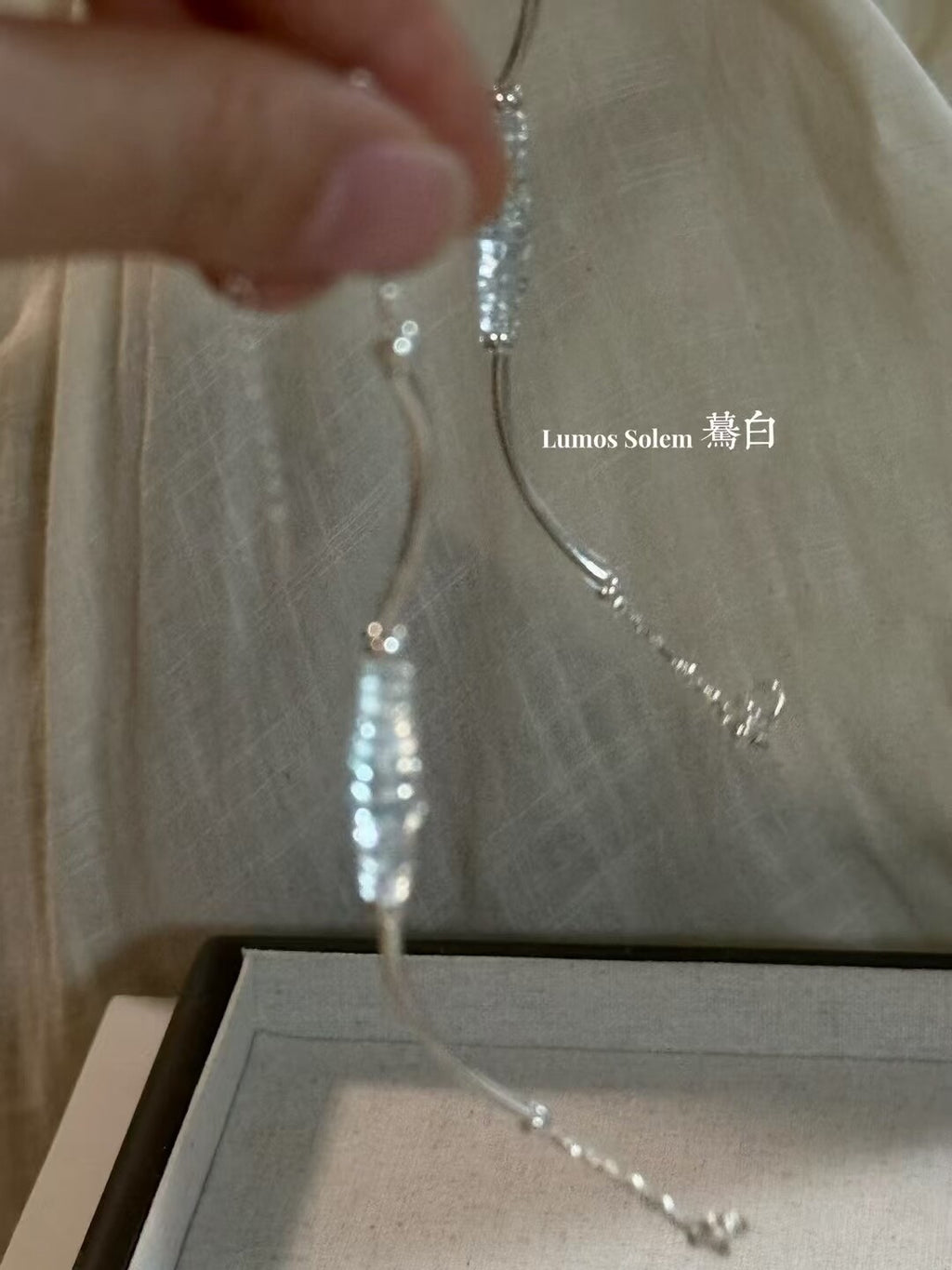 Aquamarine Silver Bracelet,Lumivault.