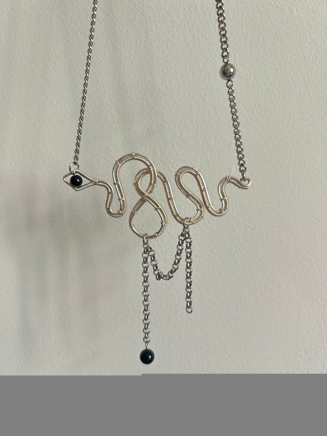 Winding Pendant Necklace,Lumivault.