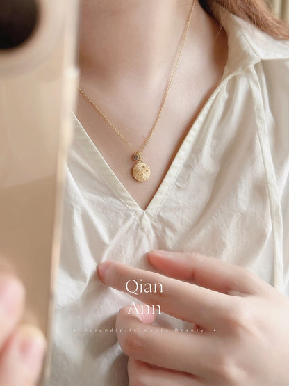 Birthstone Constellation Necklace,Lumivault.