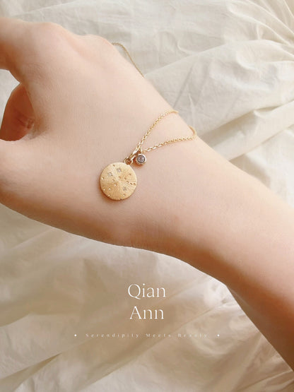 Birthstone Constellation Necklace,Lumivault.