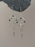 Original Star Silver Drop Earrings,Lumivault.