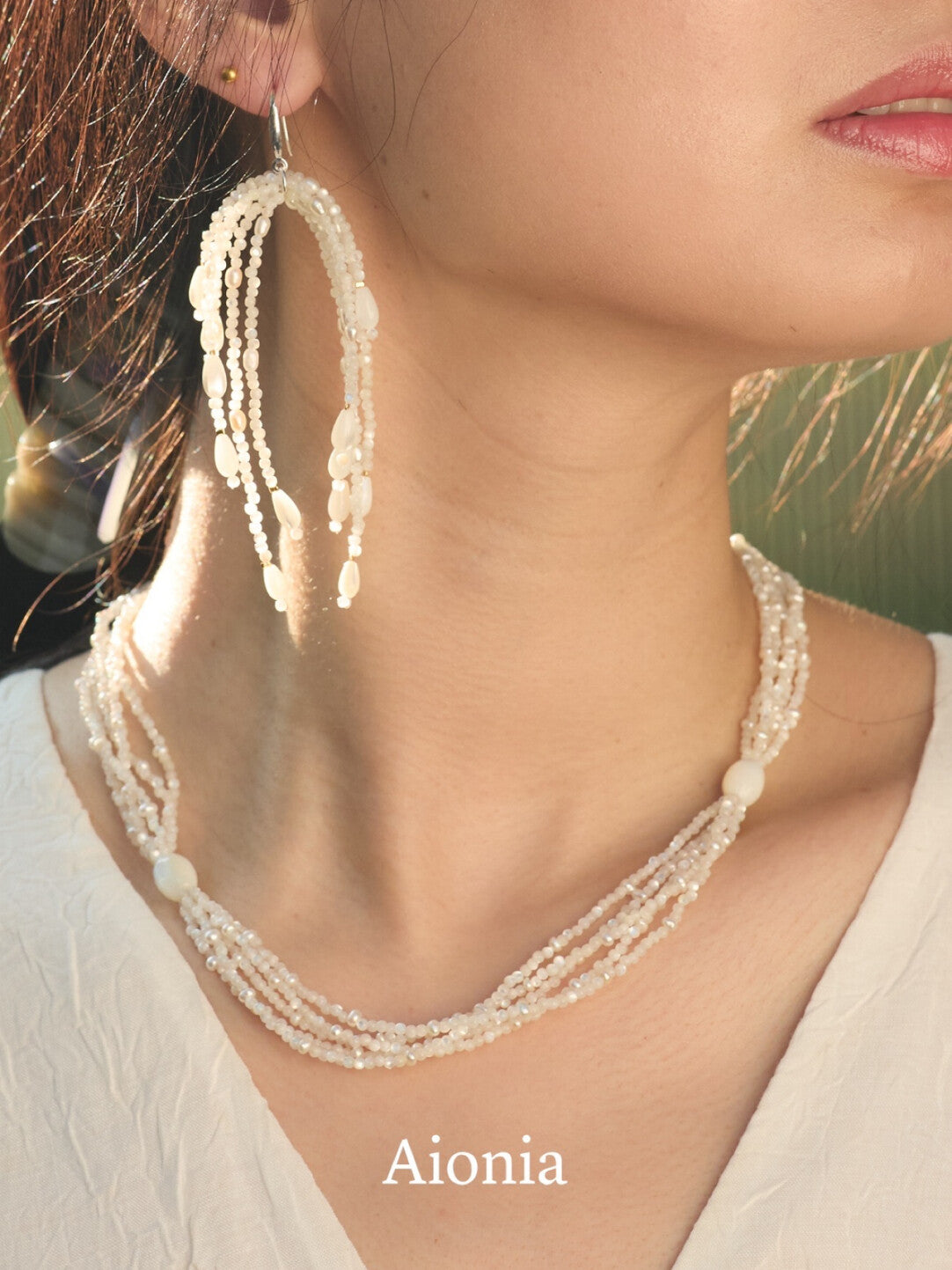 Splashing Water Tassel Earrings