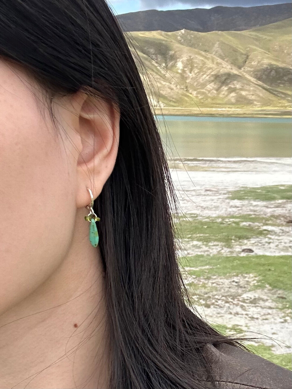 Firefly Green Earrings,Lumivault.