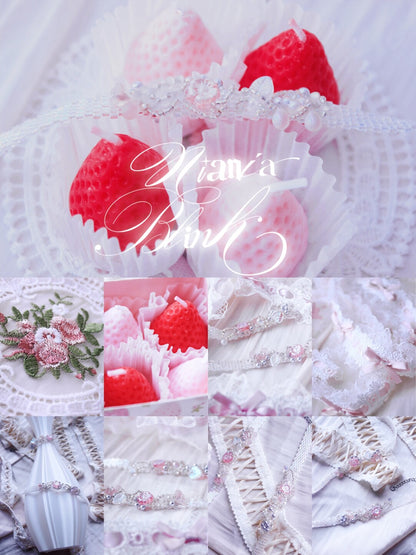 Pearly Garden Beaded Necklace Bracelet