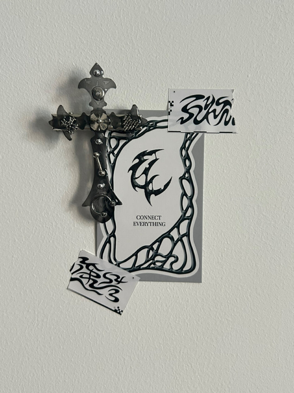 Gothic Cross Hair Clips,8,Lumivault.