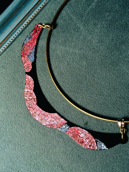 Sunset Impression Lacquer Choker