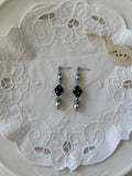 Retro Polka Dot Beaded Earrings,Studs,Lumivault.