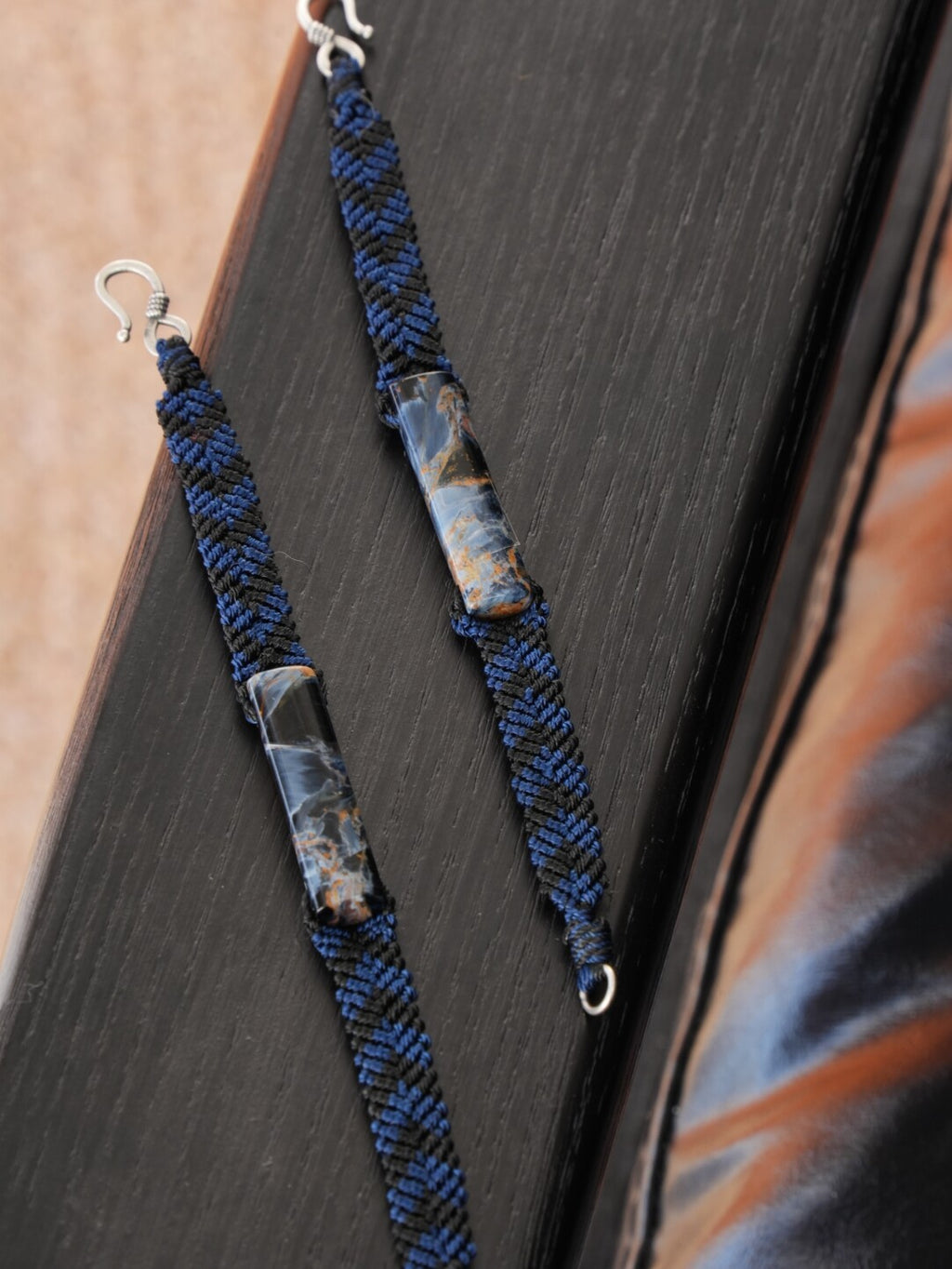 Shan Hai Jing Pietersite Braided Bracelet - Lumivault